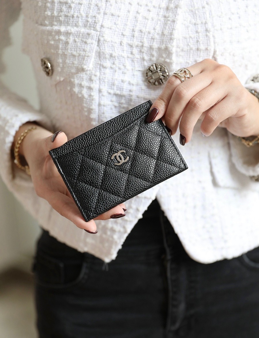 小香 Cardholder卡套 魚子醬 黑銀_2