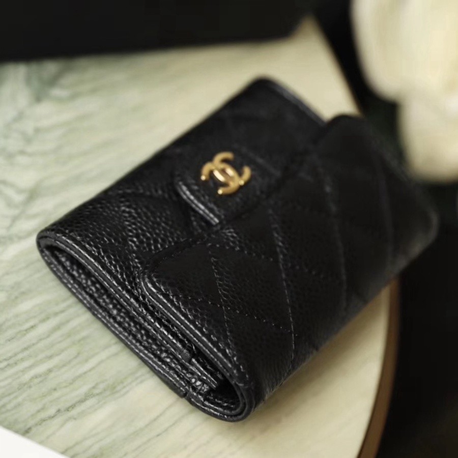 小香 經典零錢卡包 魚子醬 金扣_3