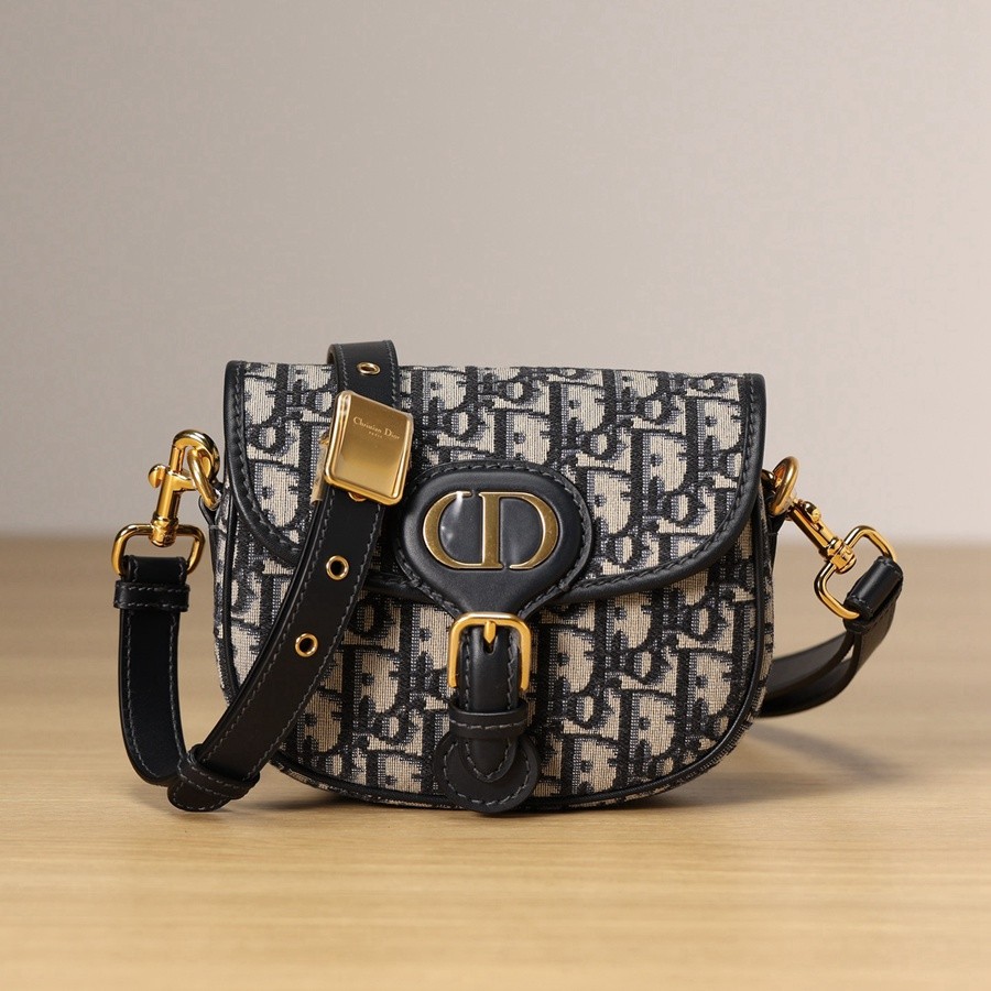 DIOR BOBBY 小號 手袋 藍色 Oblique 印花_1