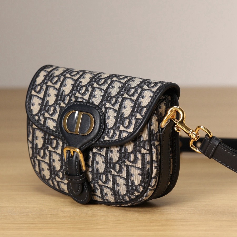 DIOR BOBBY 小號 手袋 藍色 Oblique 印花_3