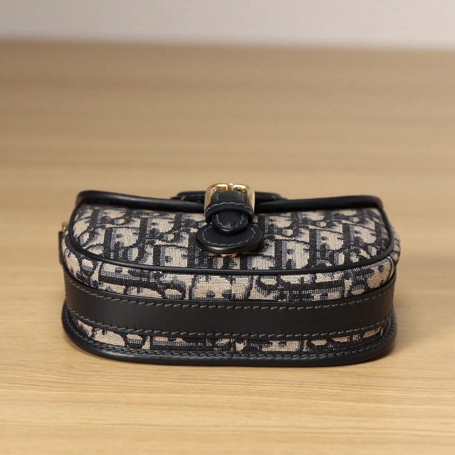 DIOR BOBBY 小號 手袋 藍色 Oblique 印花_8