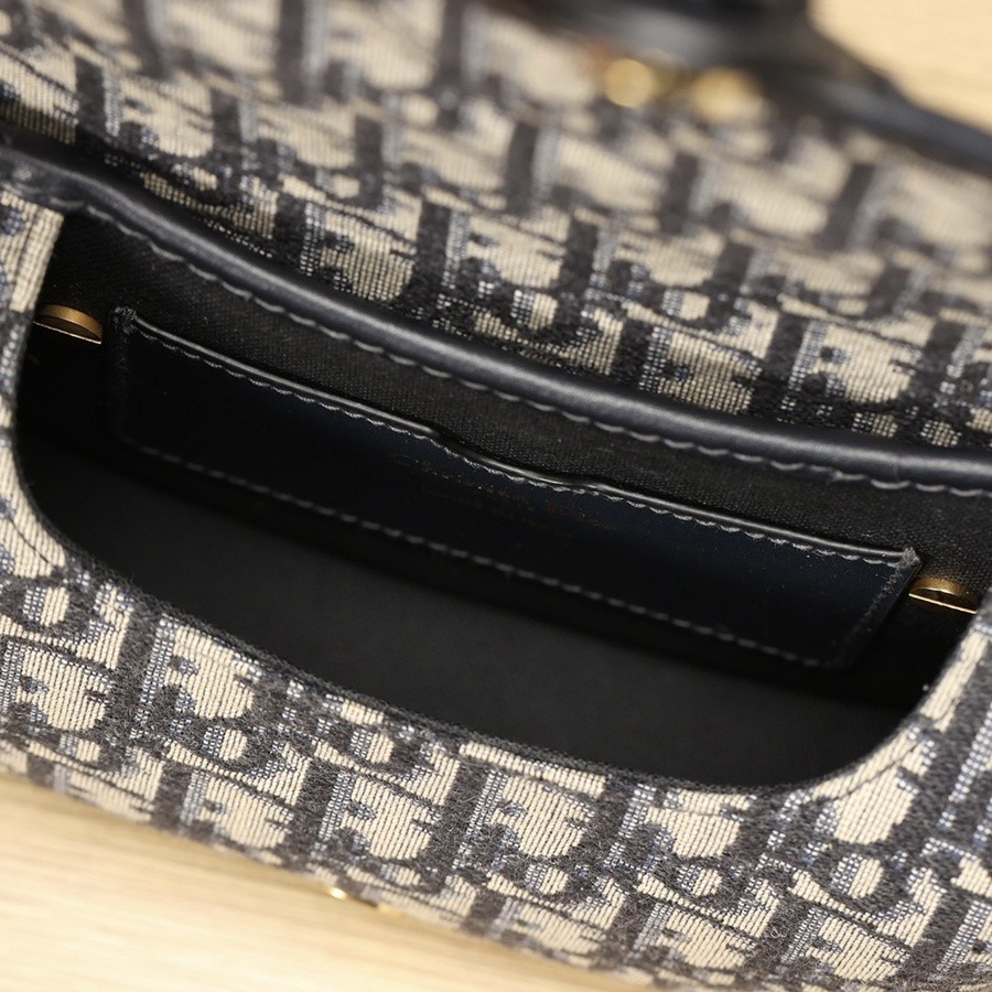 DIOR BOBBY 小號 手袋 藍色 Oblique 印花_23