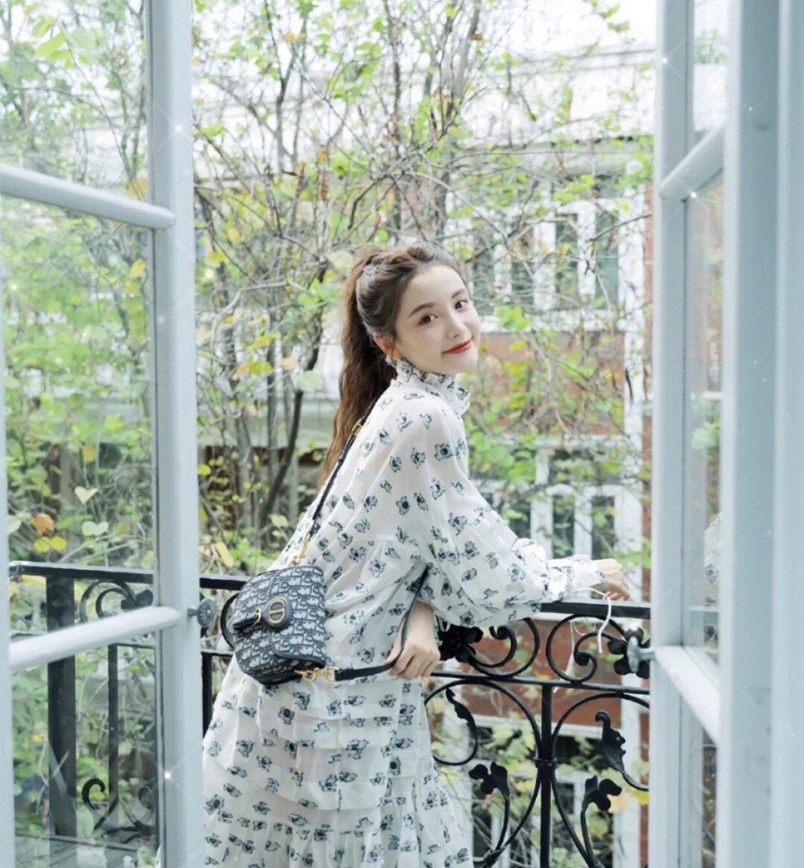 DIOR BOBBY 小號 手袋 藍色 Oblique 印花_28