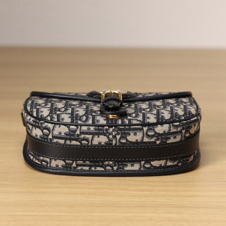 DIOR BOBBY 中號 手袋 藍色 Oblique 印花_8