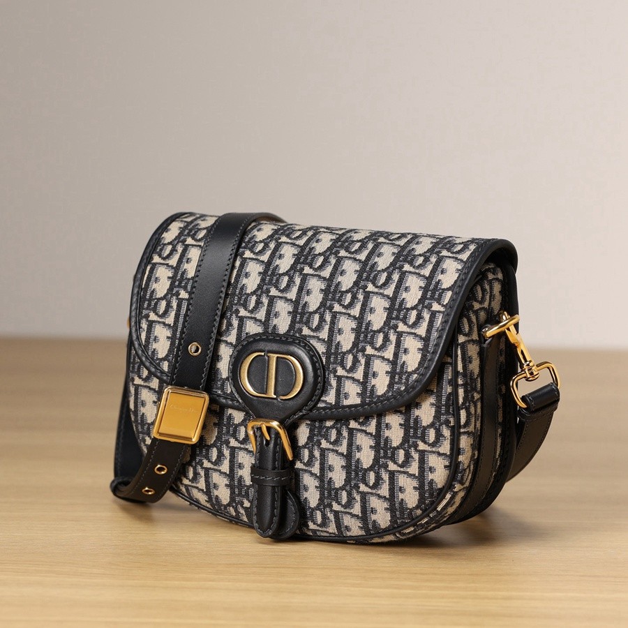 DIOR BOBBY 中號 手袋 藍色 Oblique 印花_10