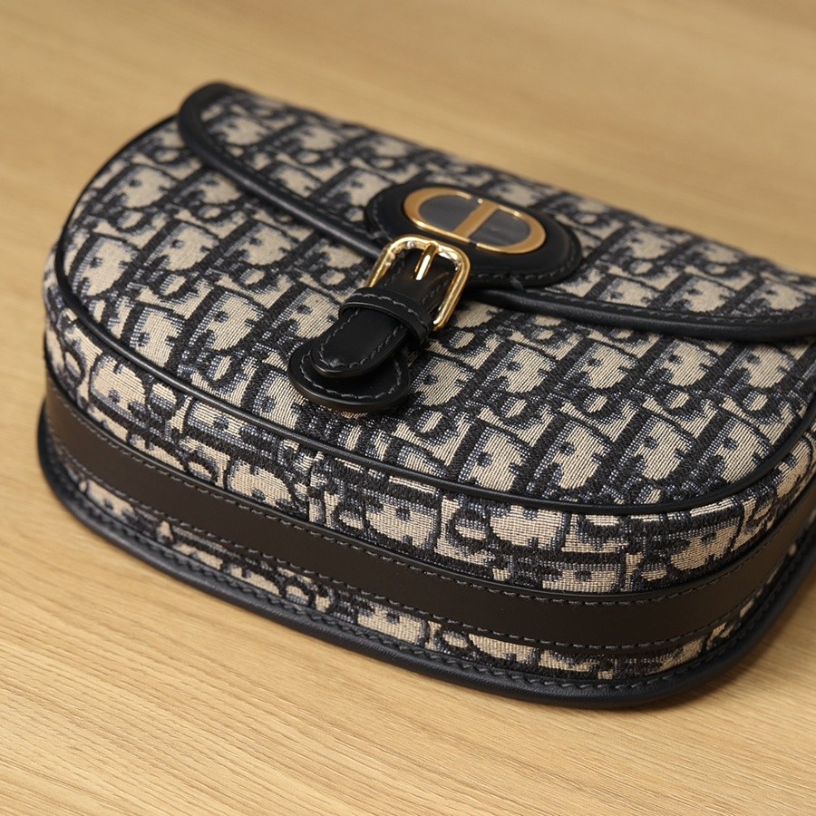 DIOR BOBBY 中號 手袋 藍色 Oblique 印花_11