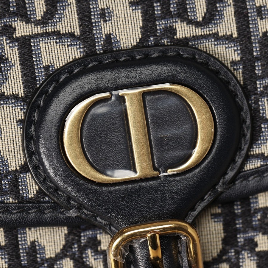 DIOR BOBBY 中號 手袋 藍色 Oblique 印花_12