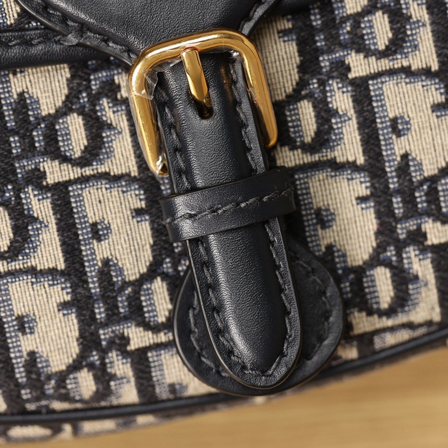 DIOR BOBBY 中號 手袋 藍色 Oblique 印花_13