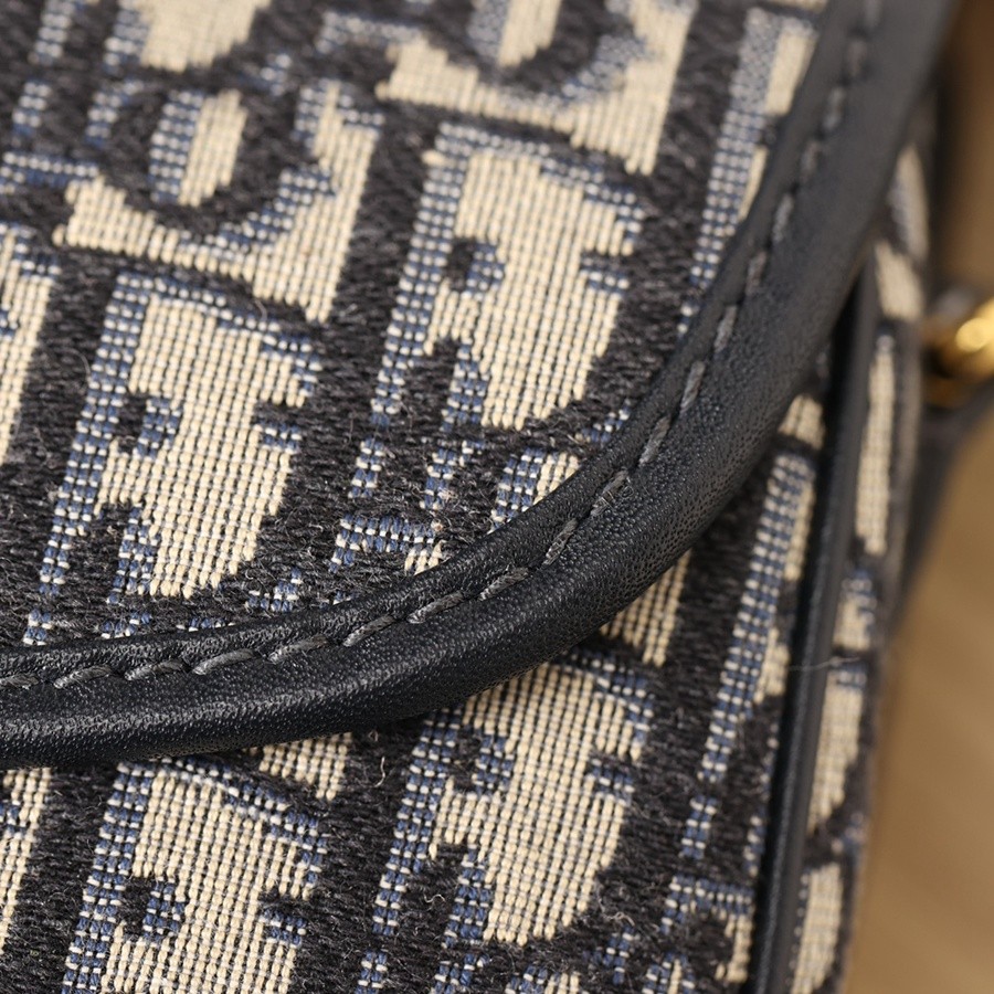 DIOR BOBBY 中號 手袋 藍色 Oblique 印花_16