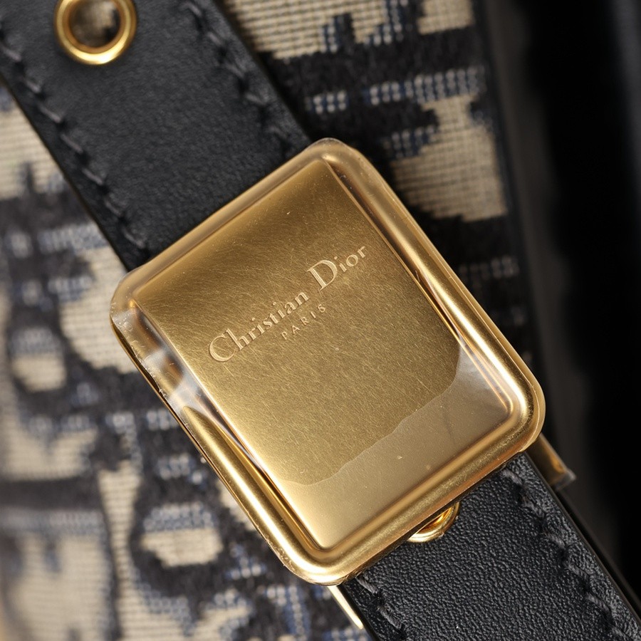 DIOR BOBBY 中號 手袋 藍色 Oblique 印花_21