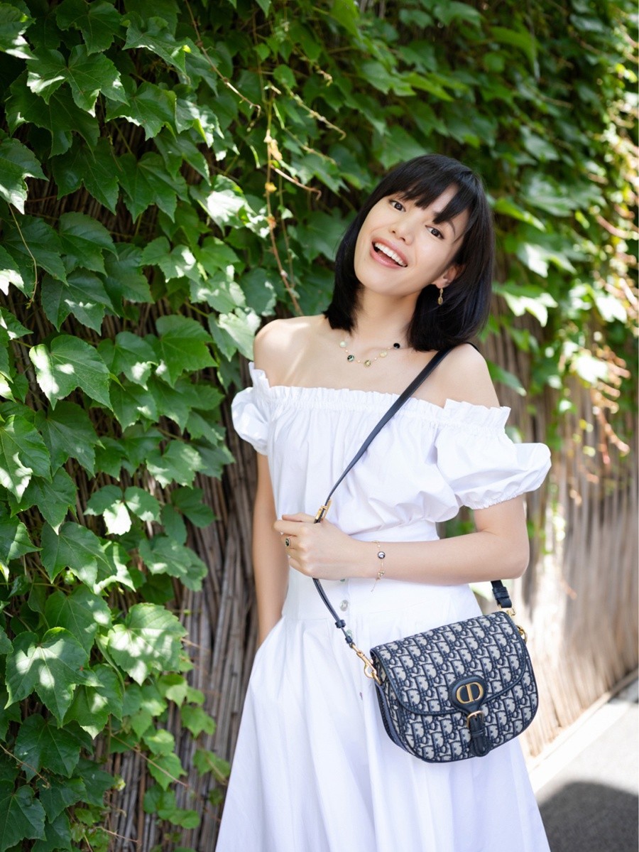 DIOR BOBBY 中號 手袋 藍色 Oblique 印花_26