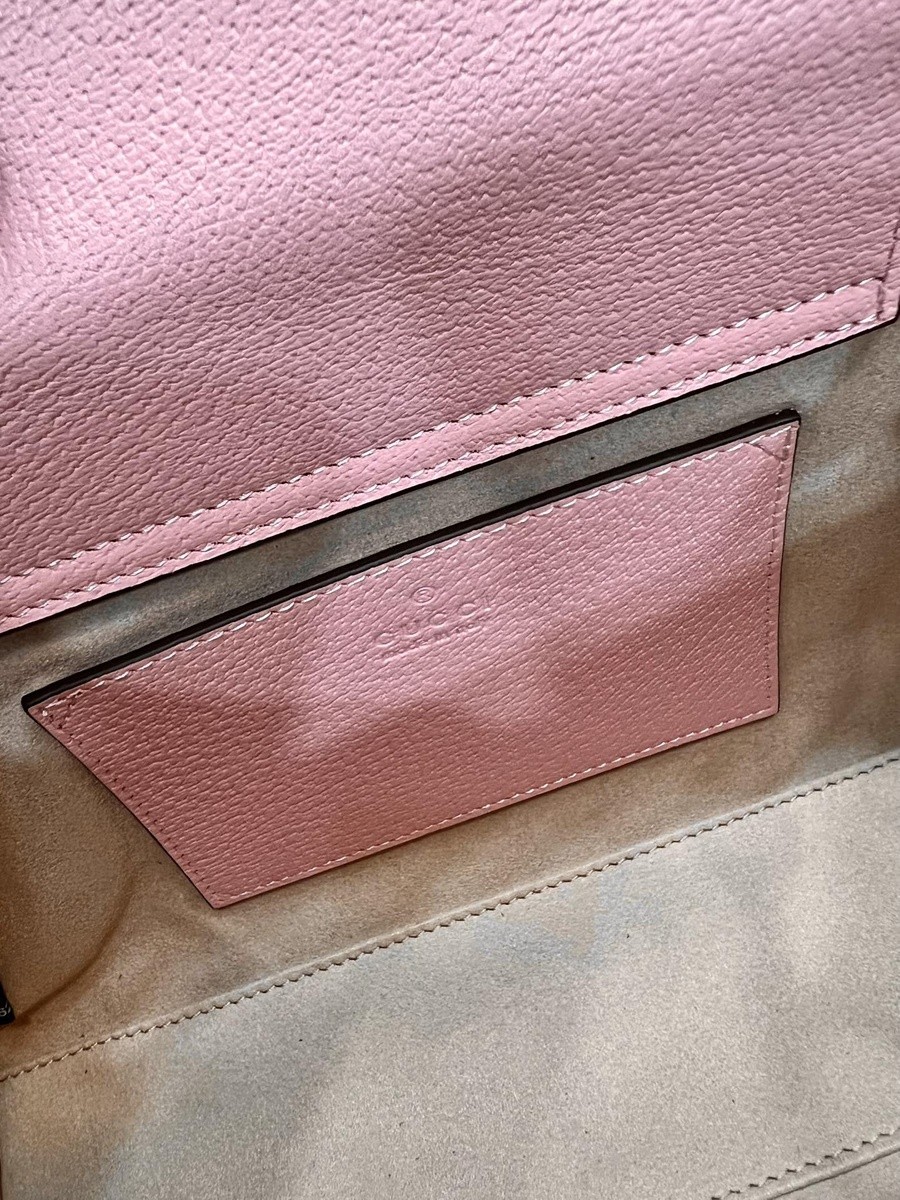 Diana竹節小號肩背包 粉色_9