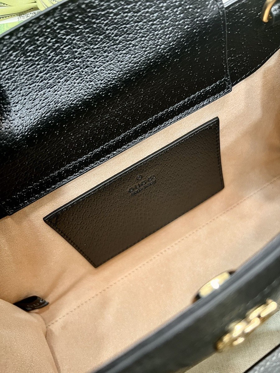 Diana竹節小號肩背包 黑色_9