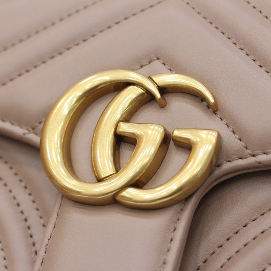GG Marmont系列Mini手提包 裸粉_7