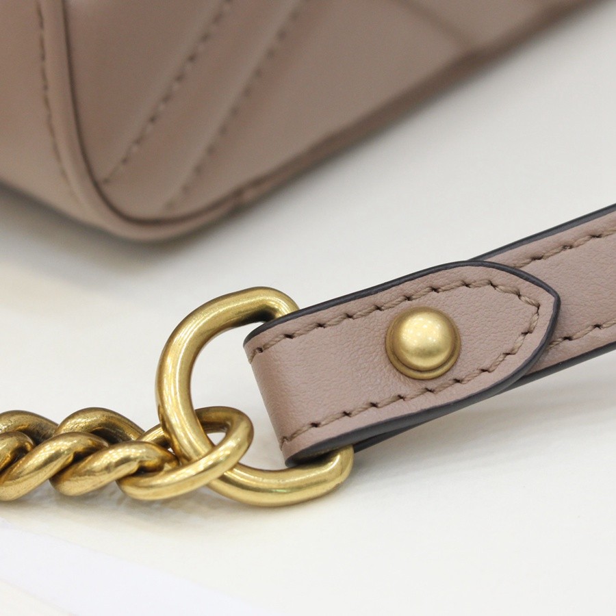 GG Marmont系列Mini手提包 裸粉_10