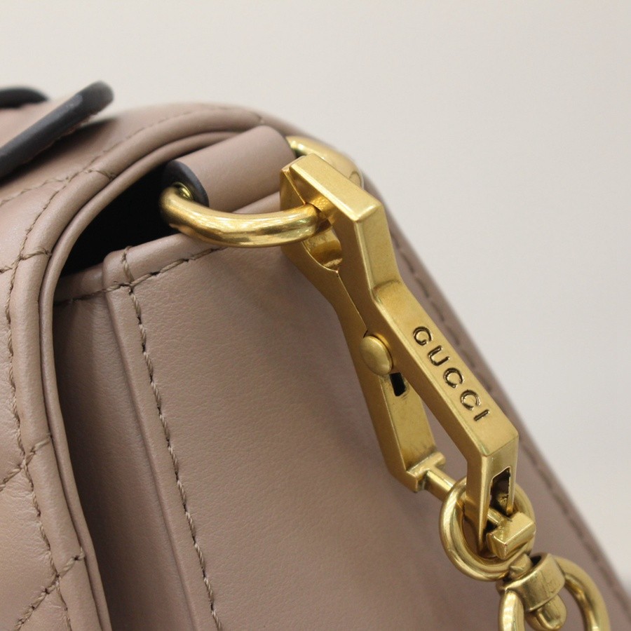 GG Marmont系列Mini手提包 裸粉_9
