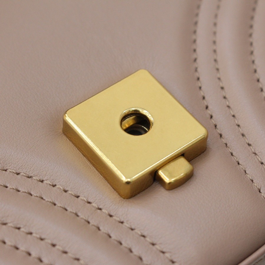 GG Marmont系列Mini手提包 裸粉_13