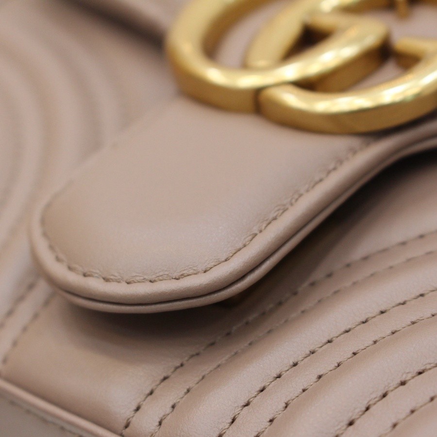 GG Marmont系列Mini手提包 裸粉_12