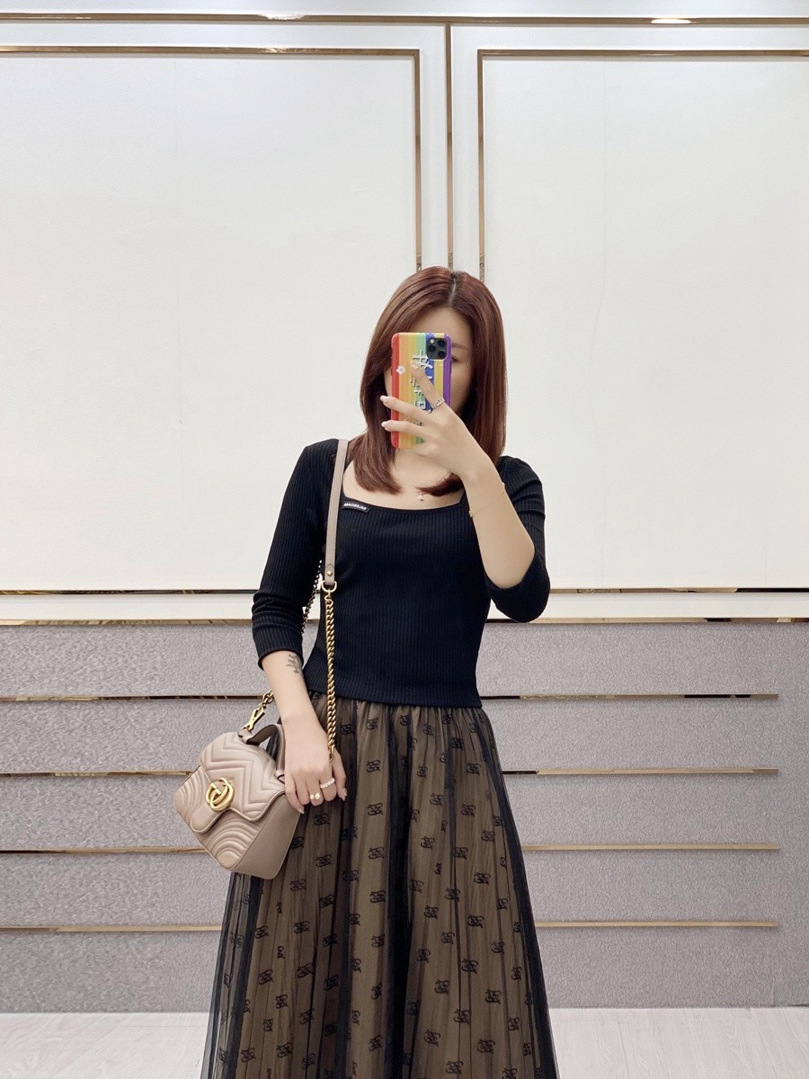 GG Marmont系列Mini手提包 裸粉_18