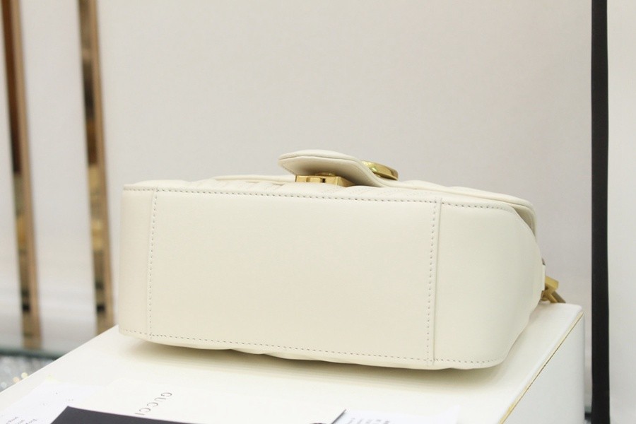 GG Marmont系列Mini手提包 白色_3