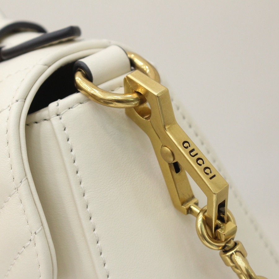 GG Marmont系列Mini手提包 白色_10