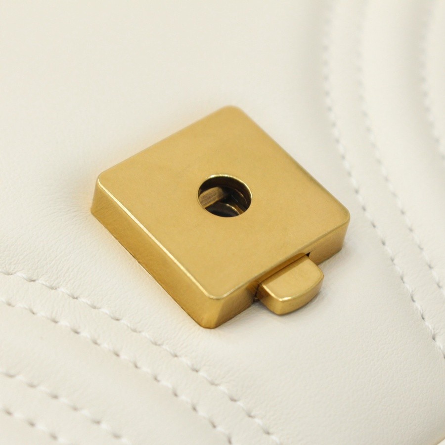 GG Marmont系列Mini手提包 白色_14