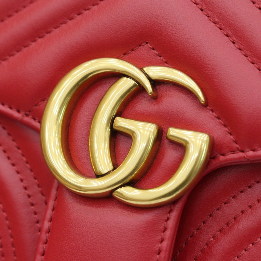 GG Marmont系列Mini手提包紅色_8