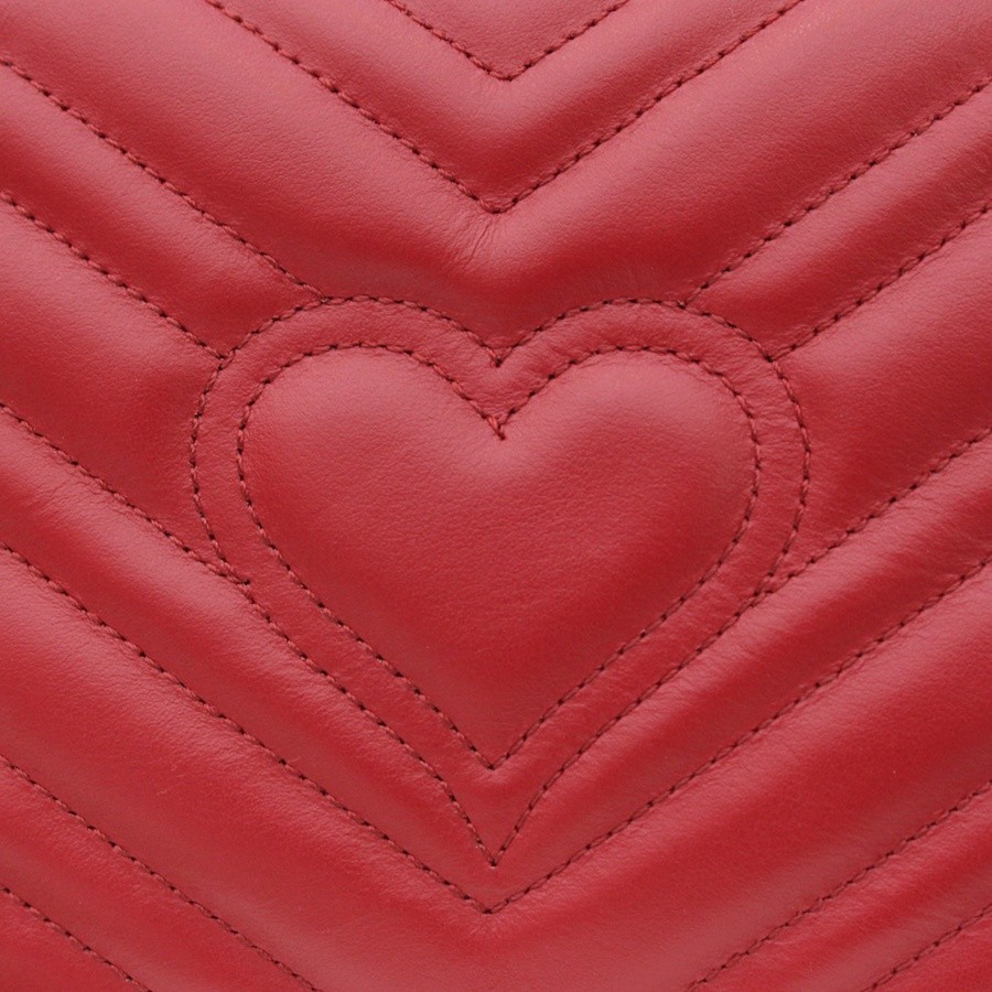 GG Marmont系列Mini手提包紅色_11