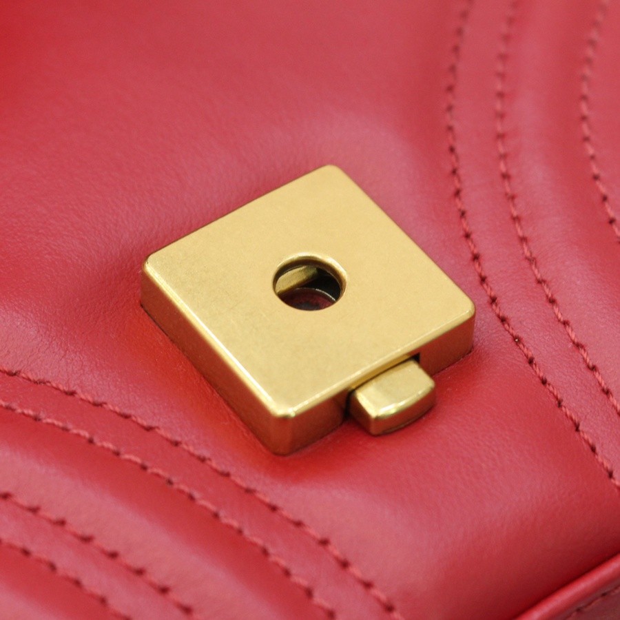 GG Marmont系列Mini手提包紅色_13