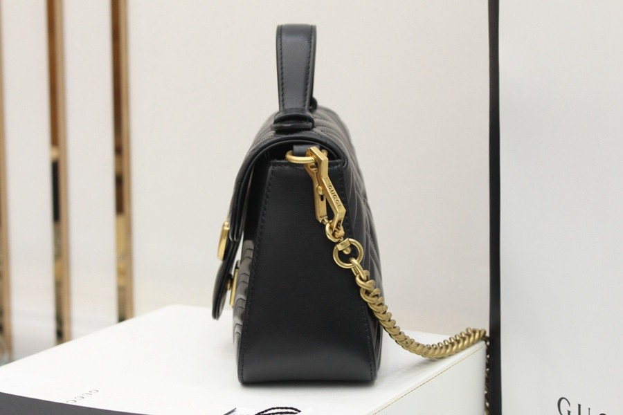 GG Marmont系列Mini手提包 黑色_3