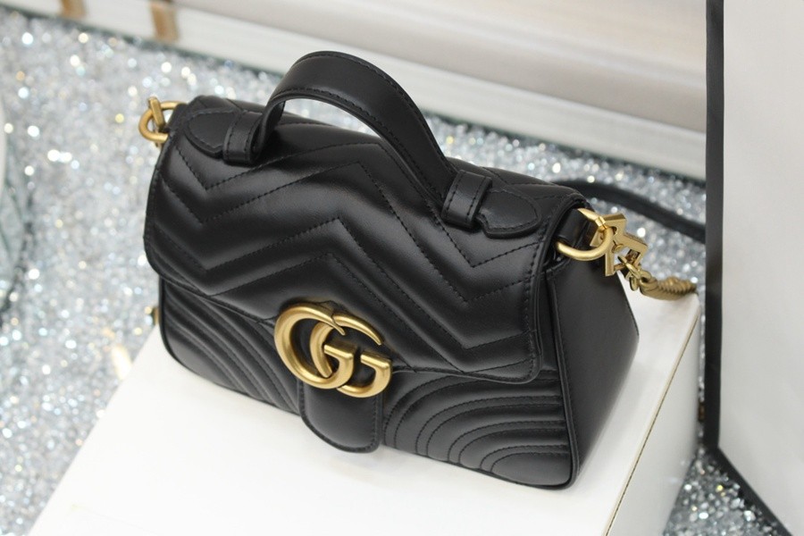 GG Marmont系列Mini手提包 黑色_2