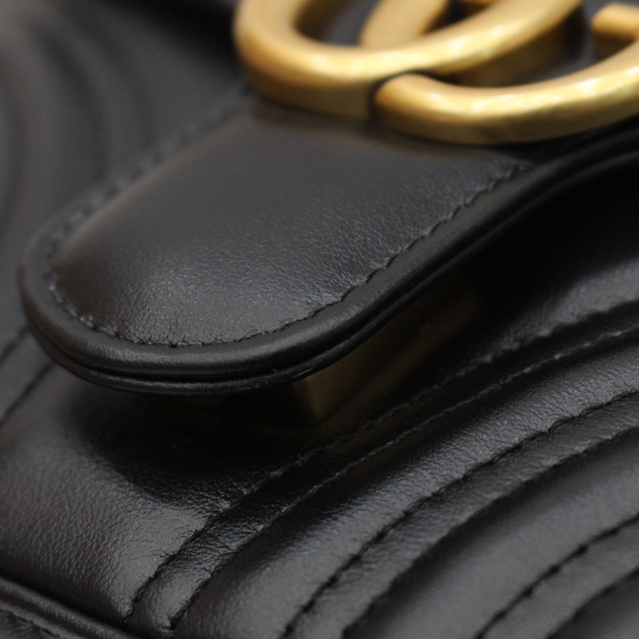 GG Marmont系列Mini手提包 黑色_12