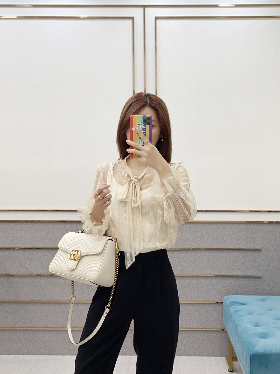 GG Marmont郵差包系列 白色_17