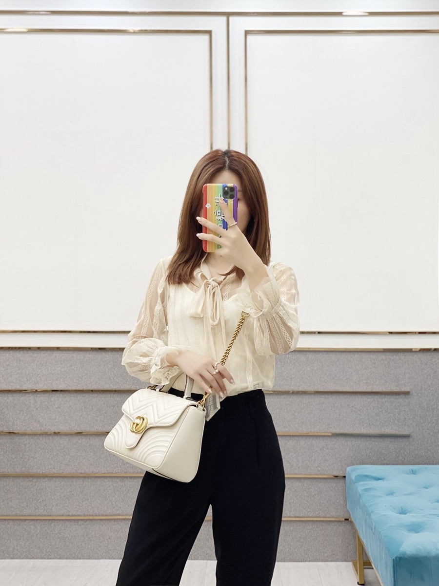 GG Marmont郵差包系列 白色_20