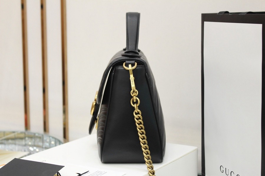 GG Marmont郵差包系列 黑色_3