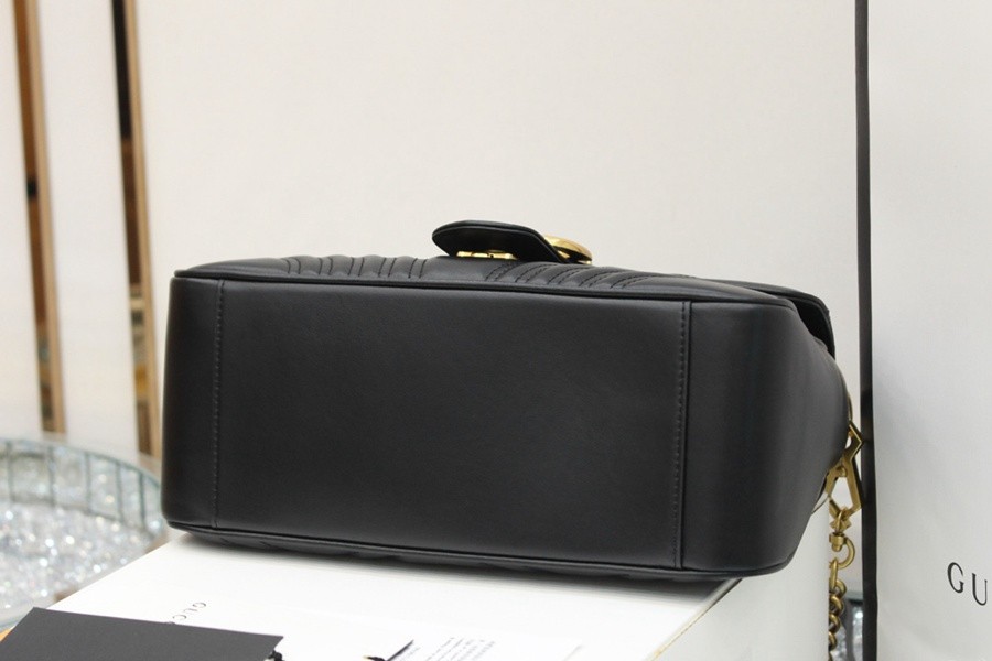 GG Marmont郵差包系列 黑色_4