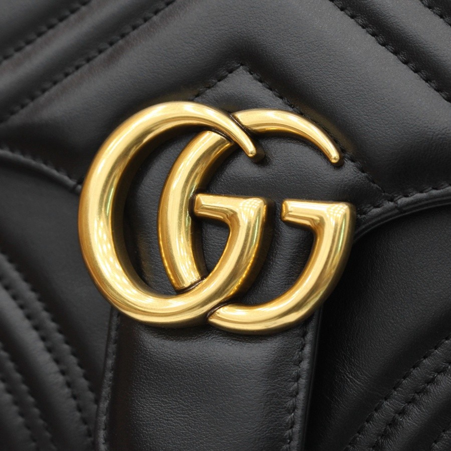 GG Marmont郵差包系列 黑色_9