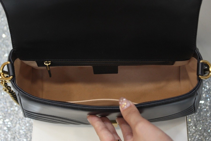 GG Marmont郵差包系列 黑色_8