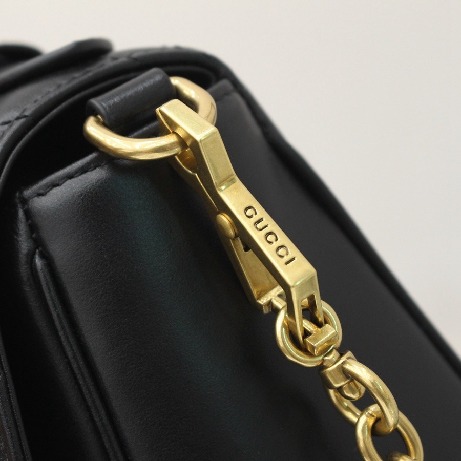 GG Marmont郵差包系列 黑色_10