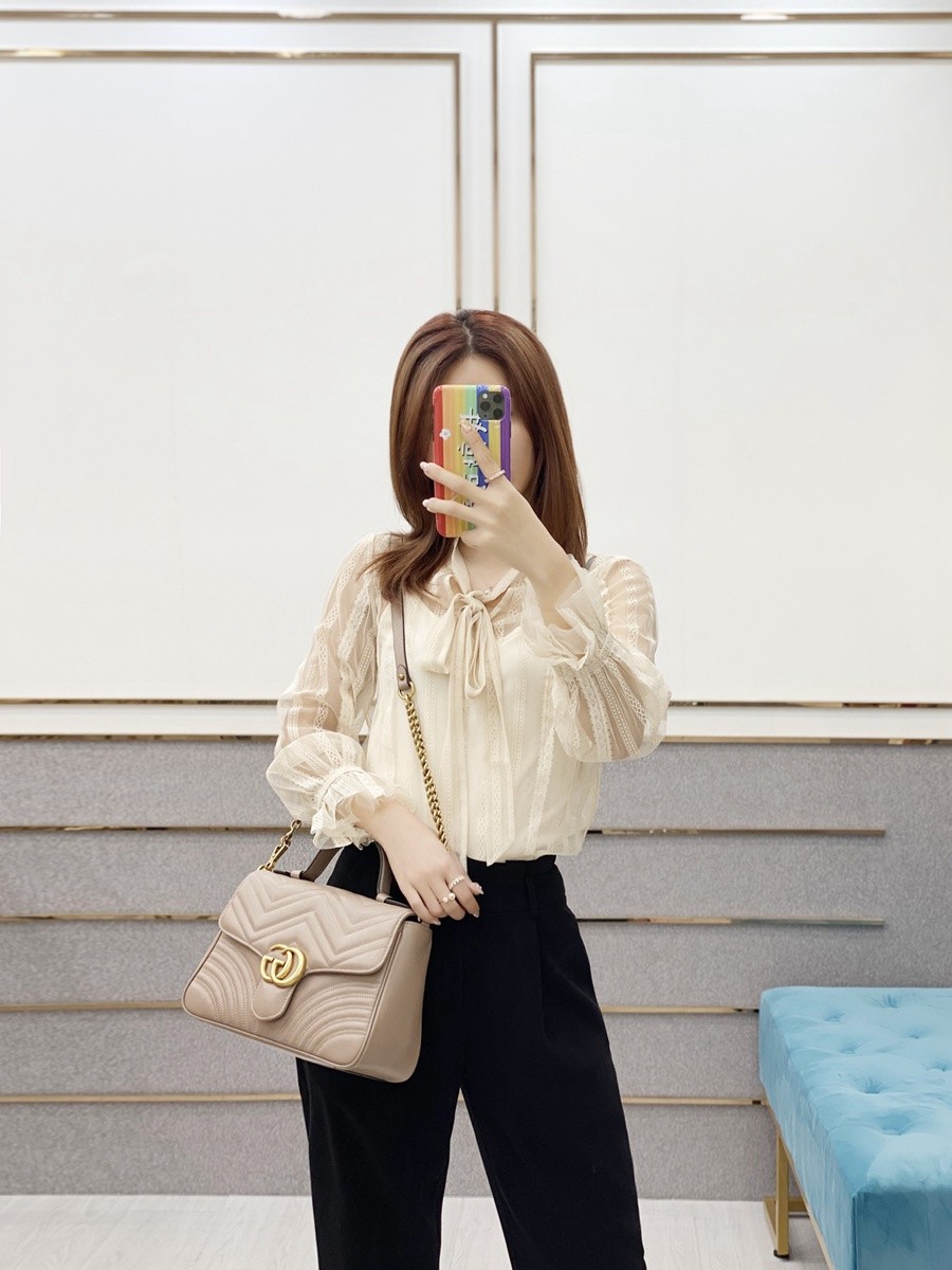 GG Marmont郵差包系列 裸粉_17