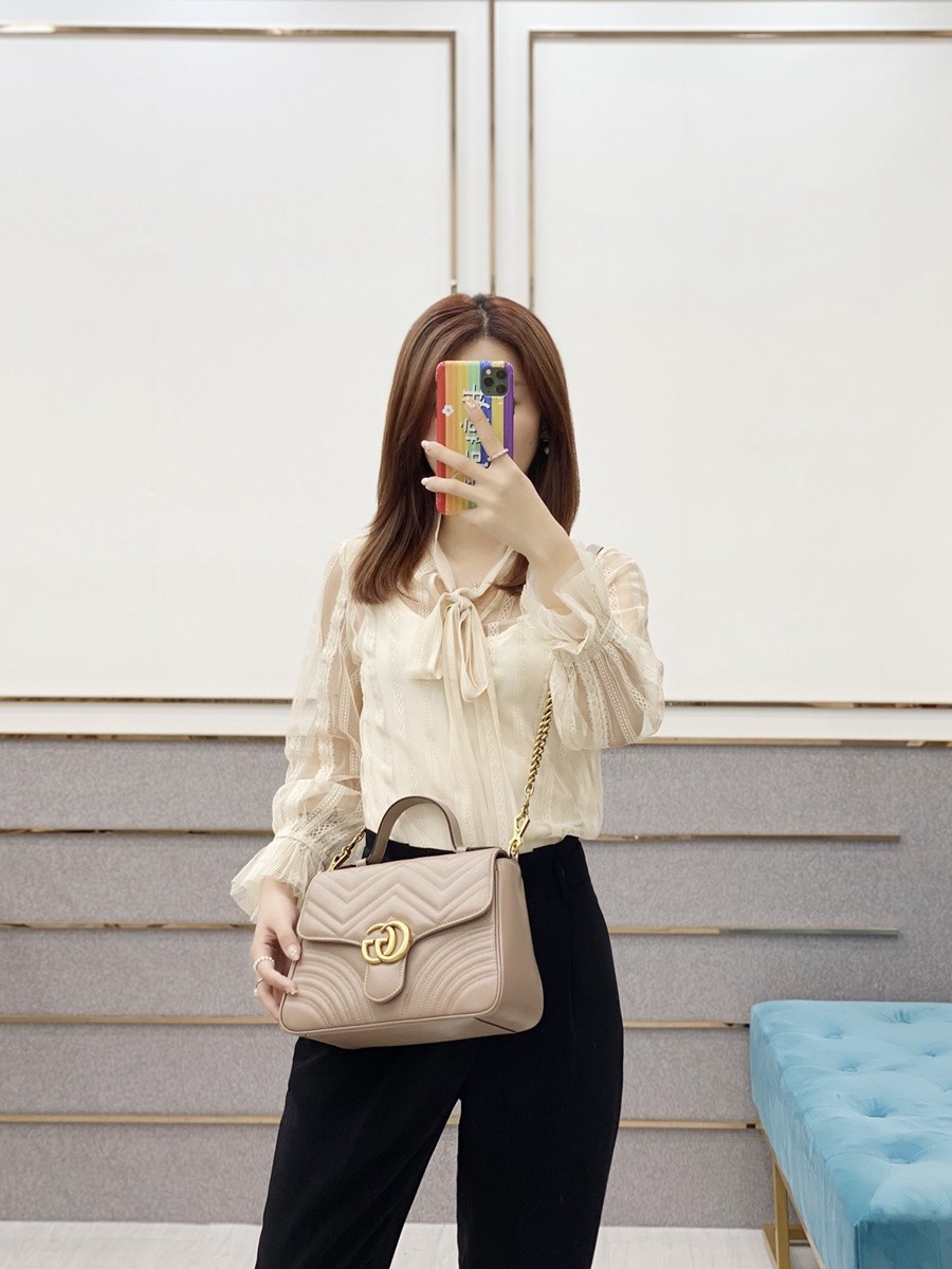 GG Marmont郵差包系列 裸粉_18