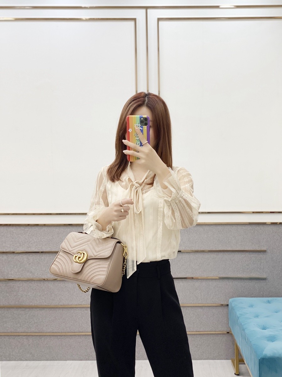 GG Marmont郵差包系列 裸粉_19