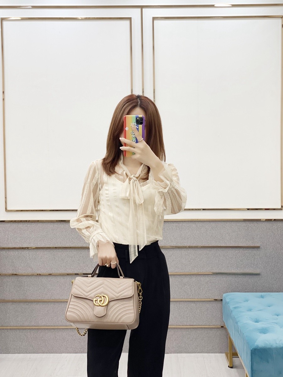 GG Marmont郵差包系列 裸粉_20