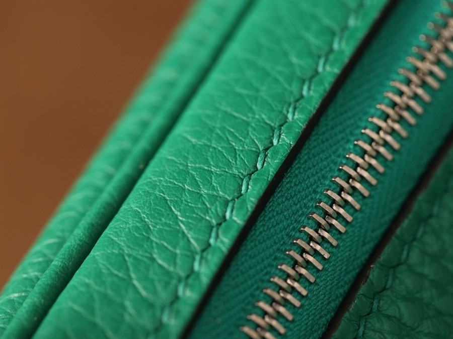 H Lindy 26CM 絲絨綠銀扣_22