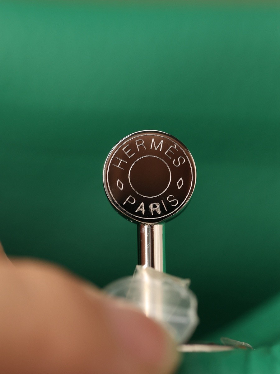 H Lindy 26CM 絲絨綠銀扣_42