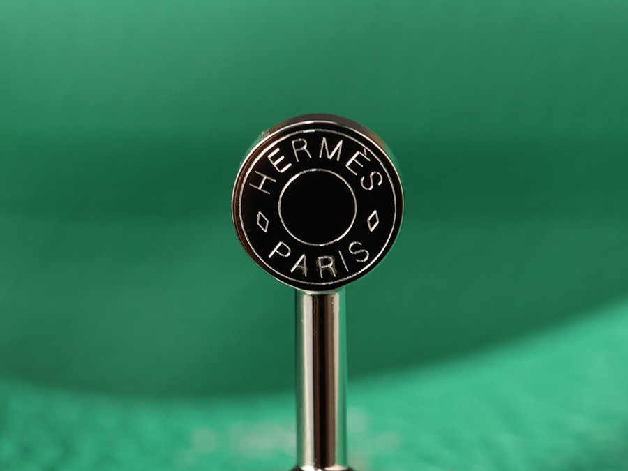 H Lindy 26CM 絲絨綠銀扣_43