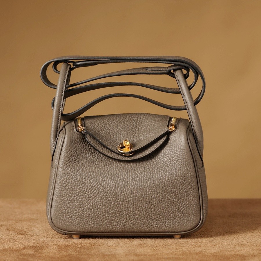 H Lindy Mini 19CM 錫器灰色金扣_1