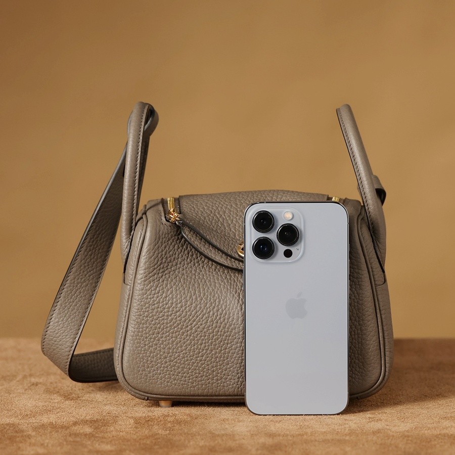 H Lindy Mini 19CM 錫器灰色金扣_2