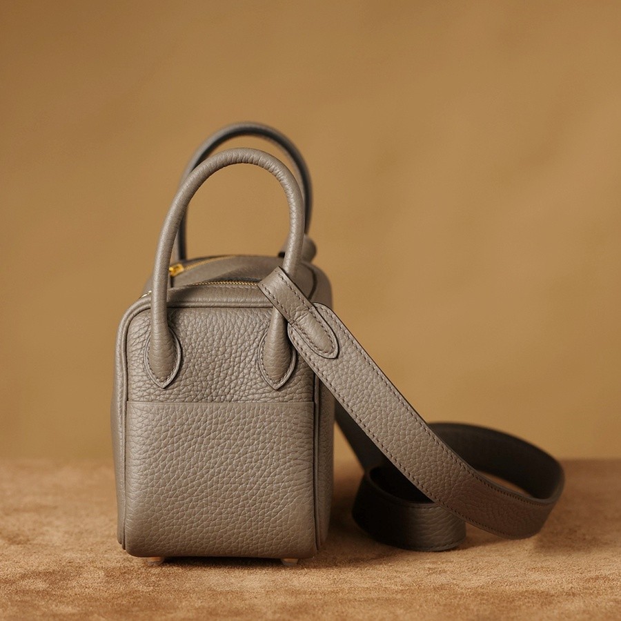 H Lindy Mini 19CM 錫器灰色金扣_5