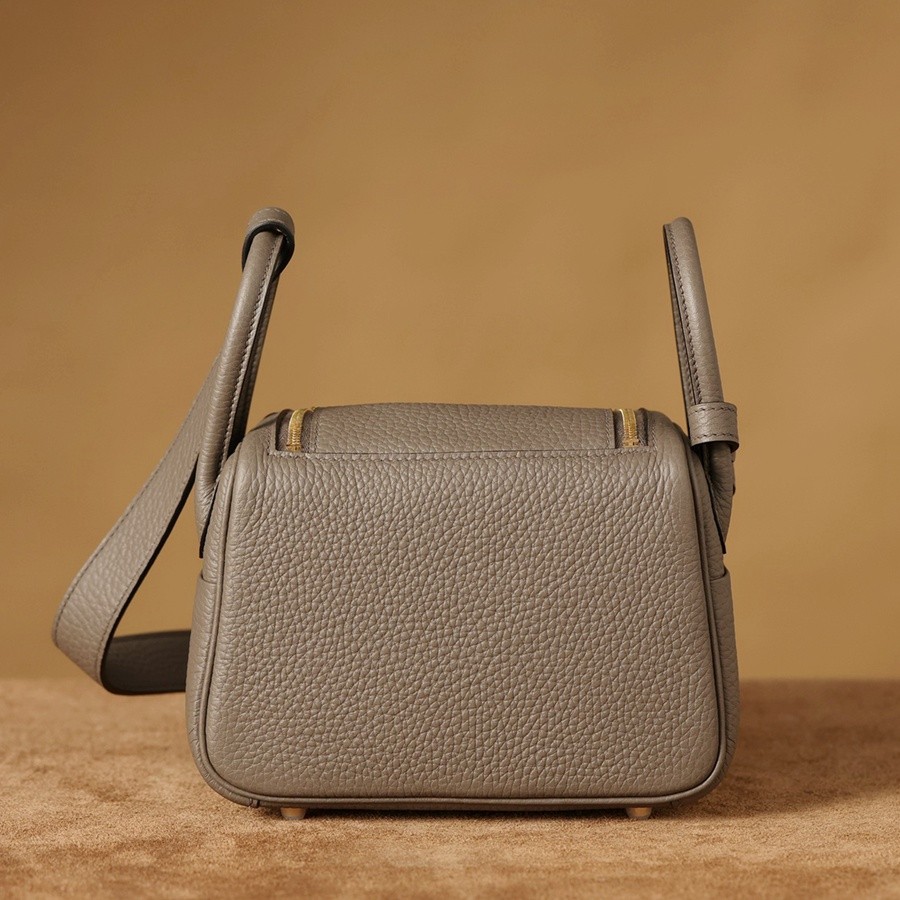 H Lindy Mini 19CM 錫器灰色金扣_7